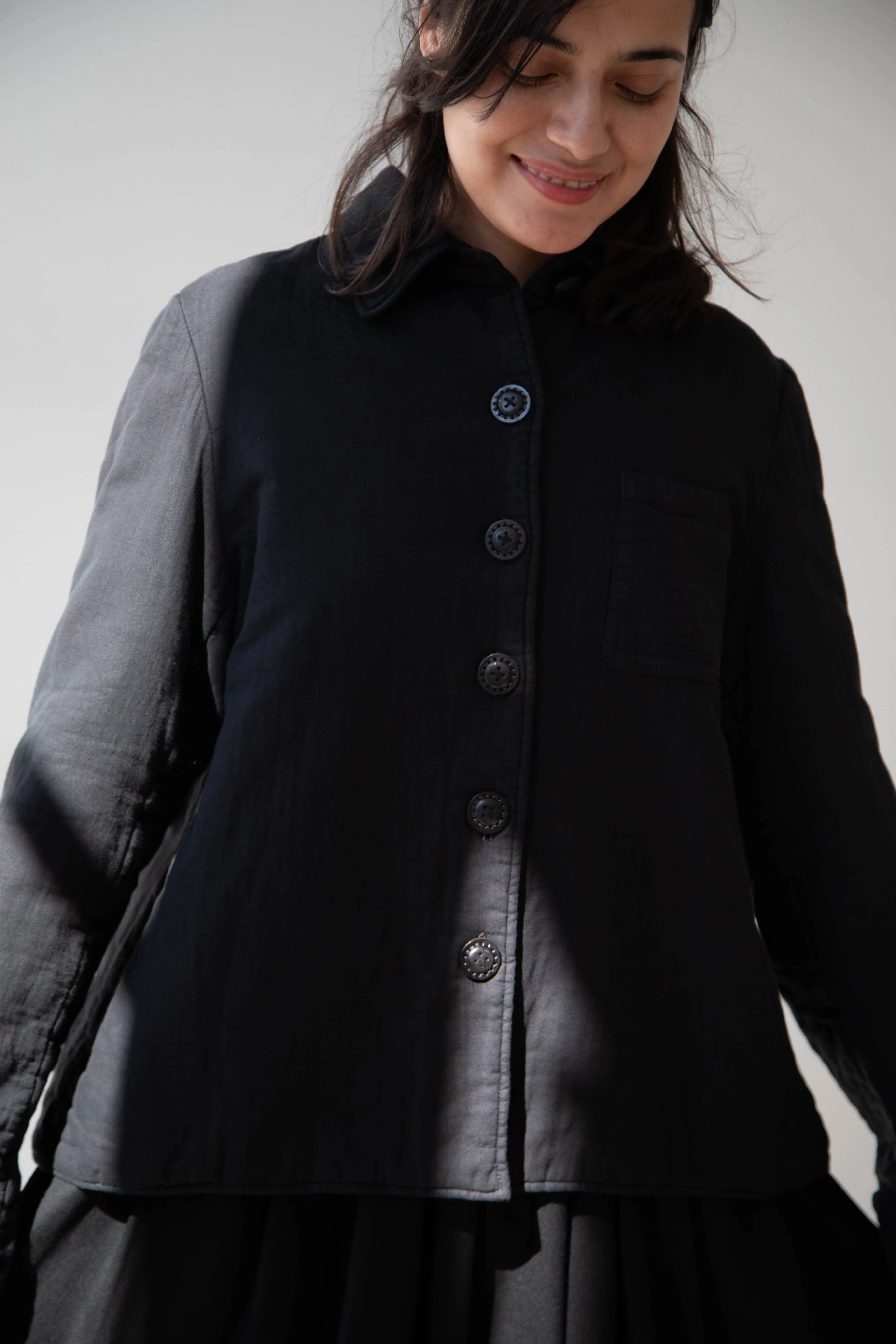 The Backward Vendor | Baby Puffer Jacket in Black