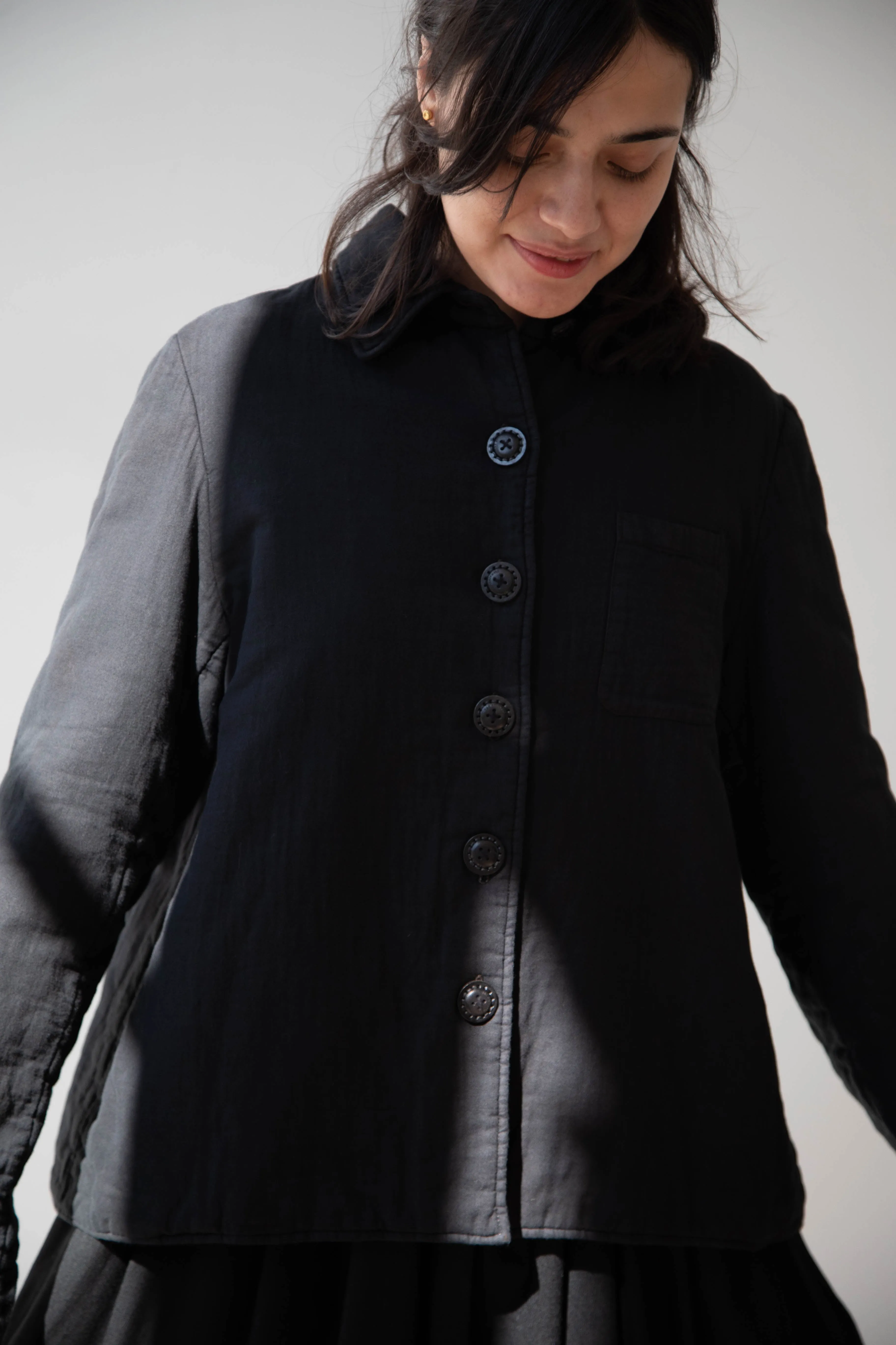 The Backward Vendor | Baby Puffer Jacket in Black