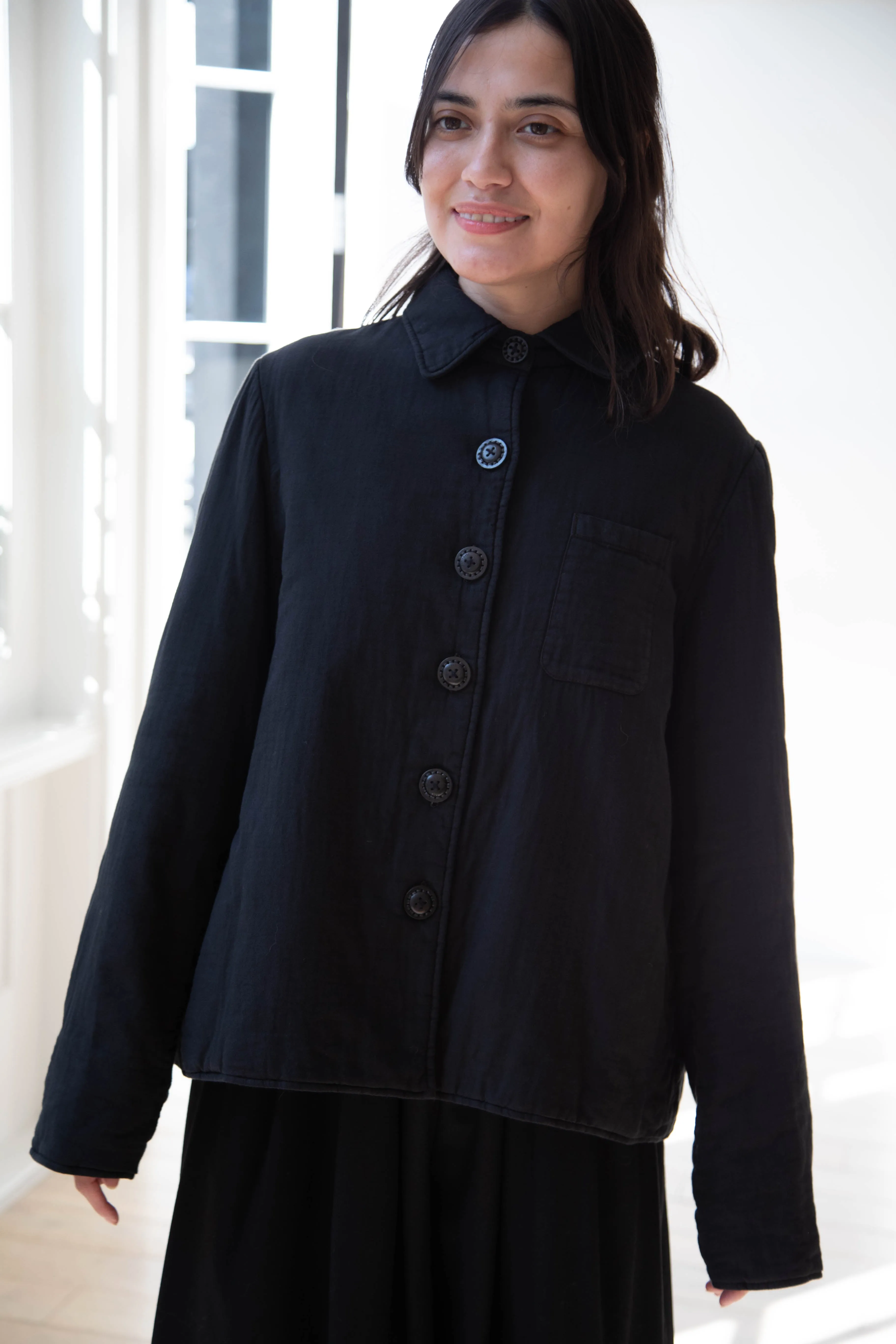 The Backward Vendor | Baby Puffer Jacket in Black