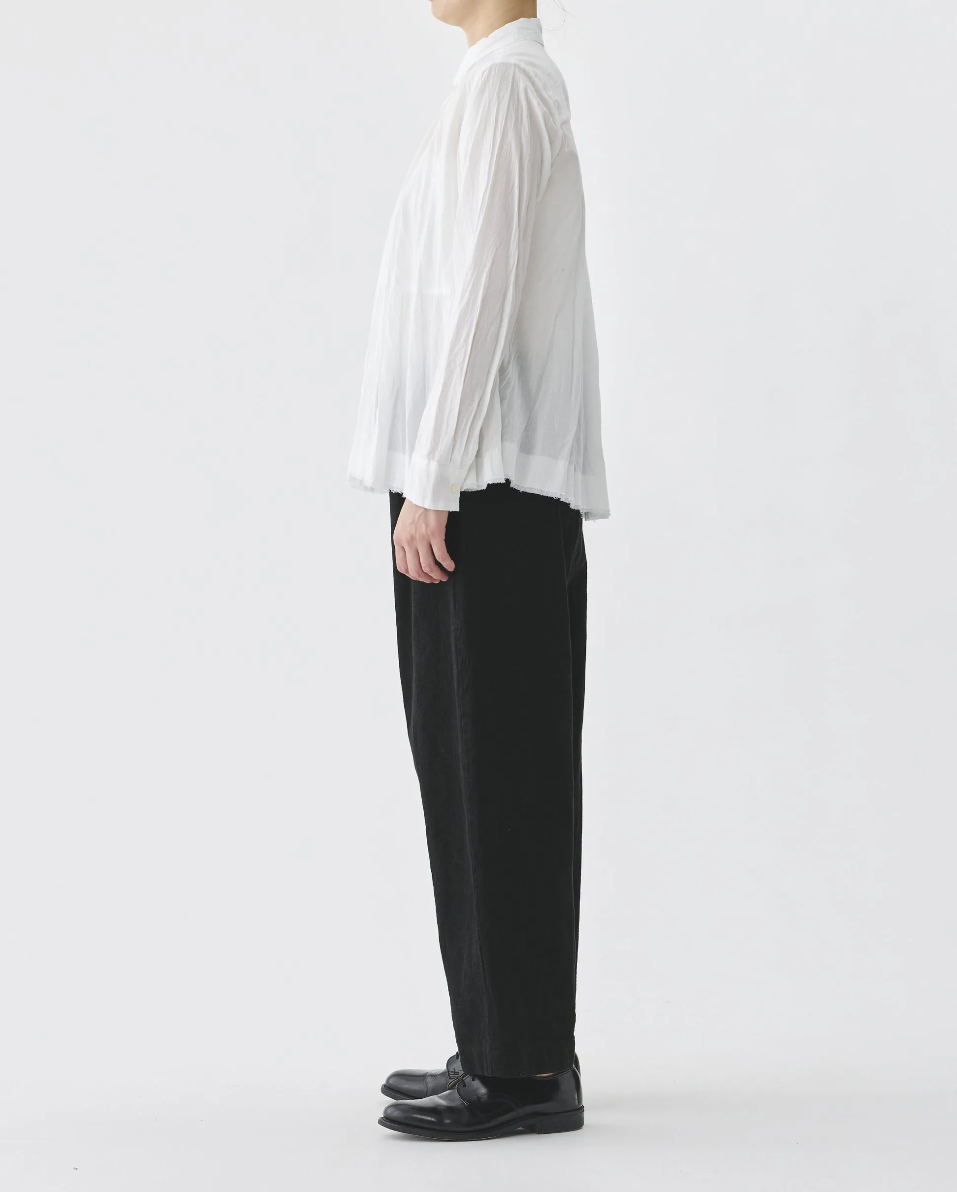 WASHED LAWN BLOUSE / OFF WHITE