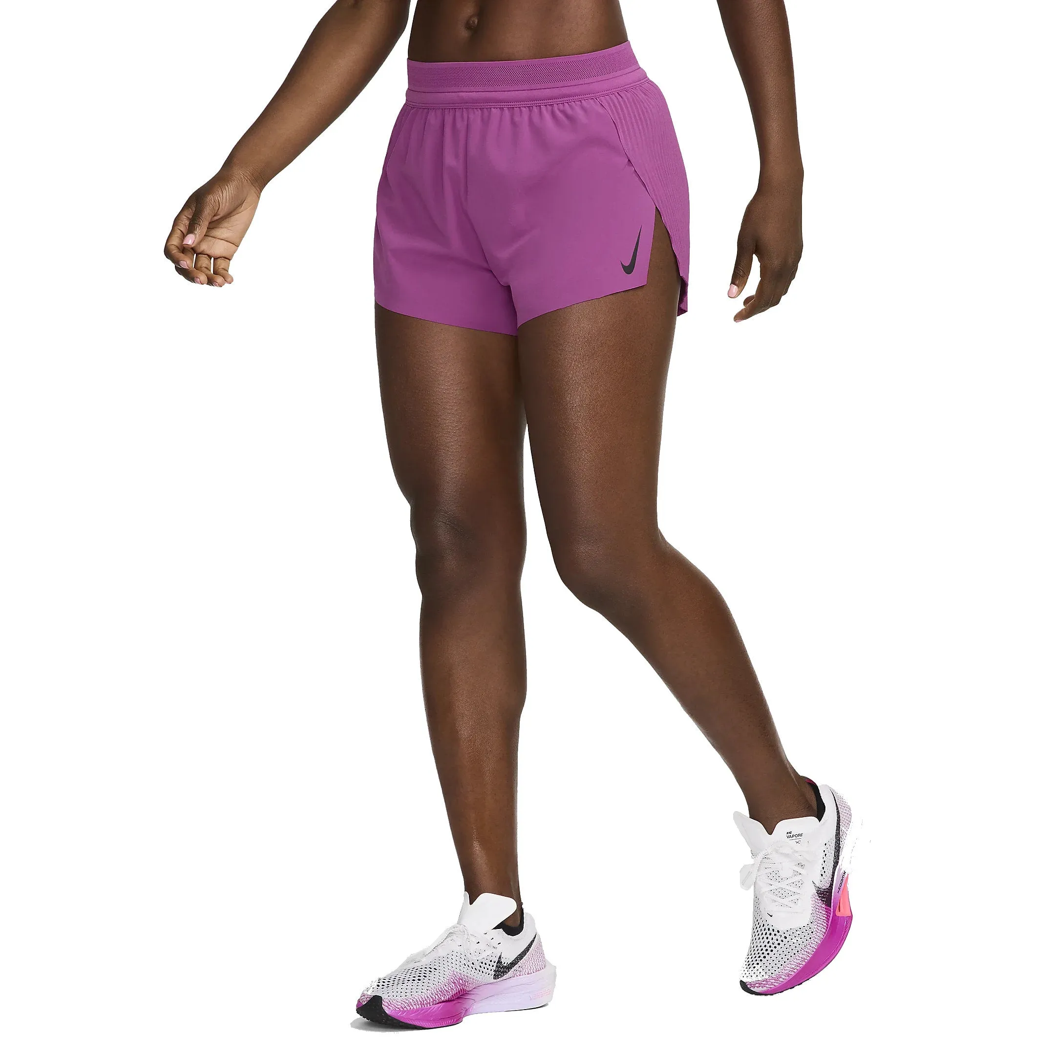 Womens Nike AeroSwift Dri-FIT ADV 3 Inch Mid-Rise Brief-Lined Running Shorts