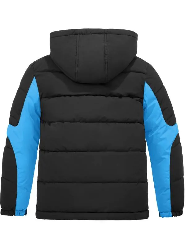 ZSHOW Boy's Hooded Puffer Jacket Fleece Outerwear Coat